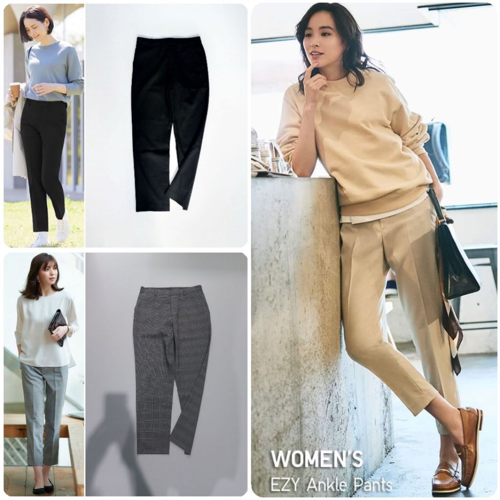 UNIQLO Ezy Ankle Length Pants (M)