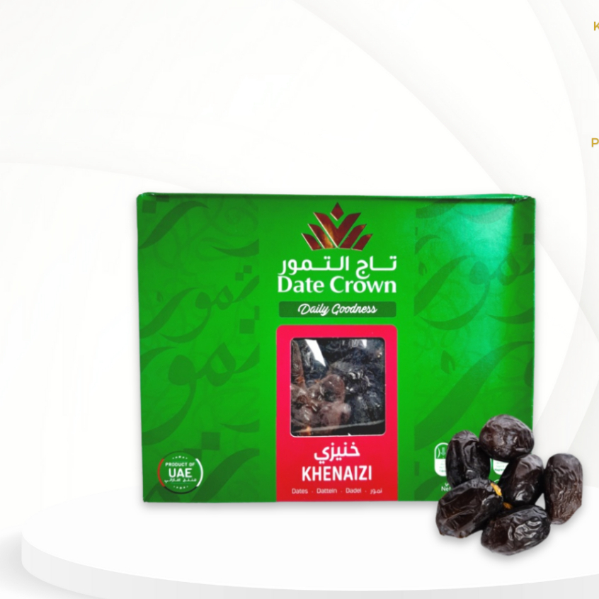 Kurma khenaizi 500g / Khenaizi Date Crown / Kurma Khenaizi Date Crown 1kg / Shabani kurma