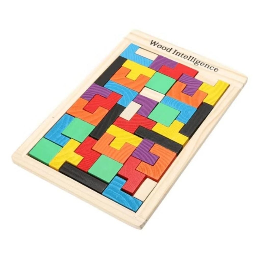 Mainan Puzzle Tetris Russian Tetris Block