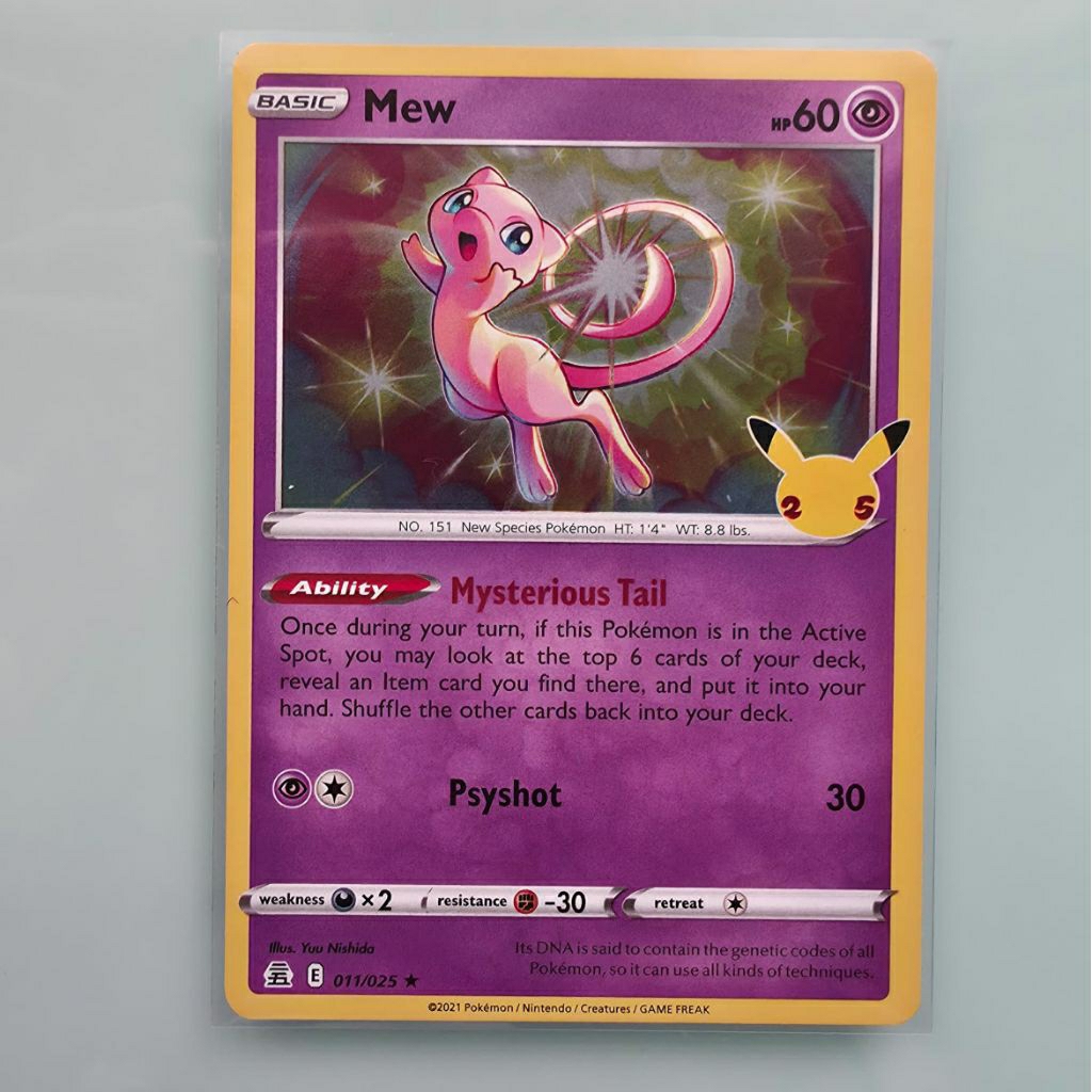 Pokemon TCG Mew Celebration 25th 11/25 English