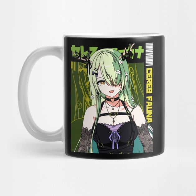 Ceres Fauna Goth Dress - Hololive Tea Mug