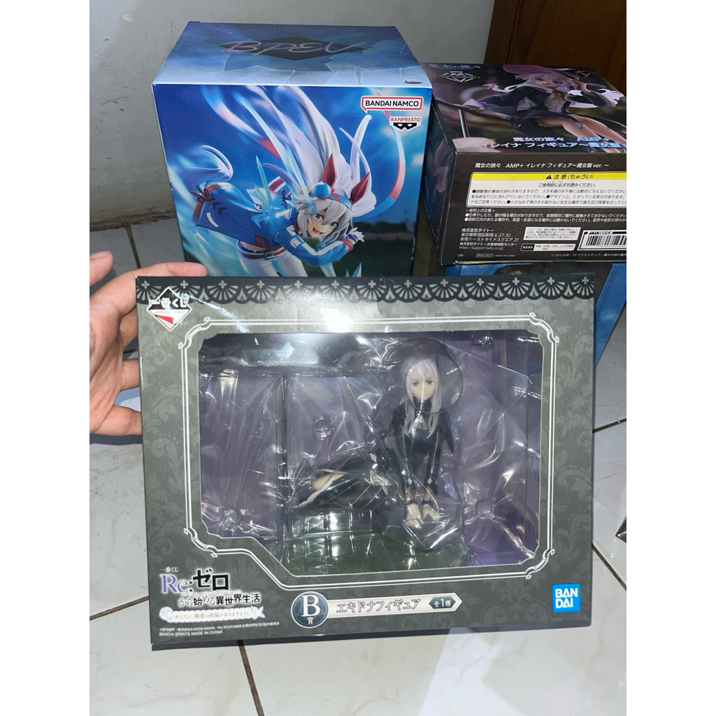 Ichiban Kuji Prize B Re Zero Echidna box tidak mulus