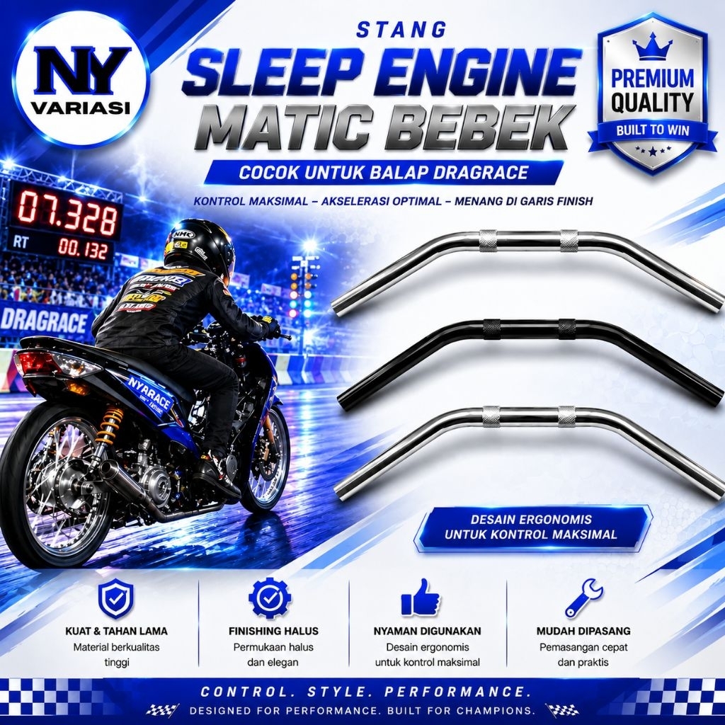 setang setir sleep engine metik,bebek murah lebay