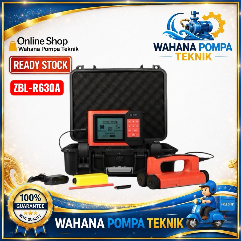 ZBl R630A Concrete Rebar Locator Scanner Ferromagnetic Detector ZBL