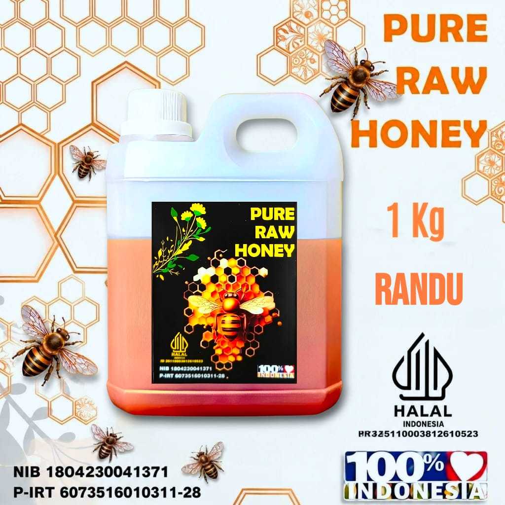 Madu Murni Asli Madu Randu 1 Kg / Madu Randu Asli