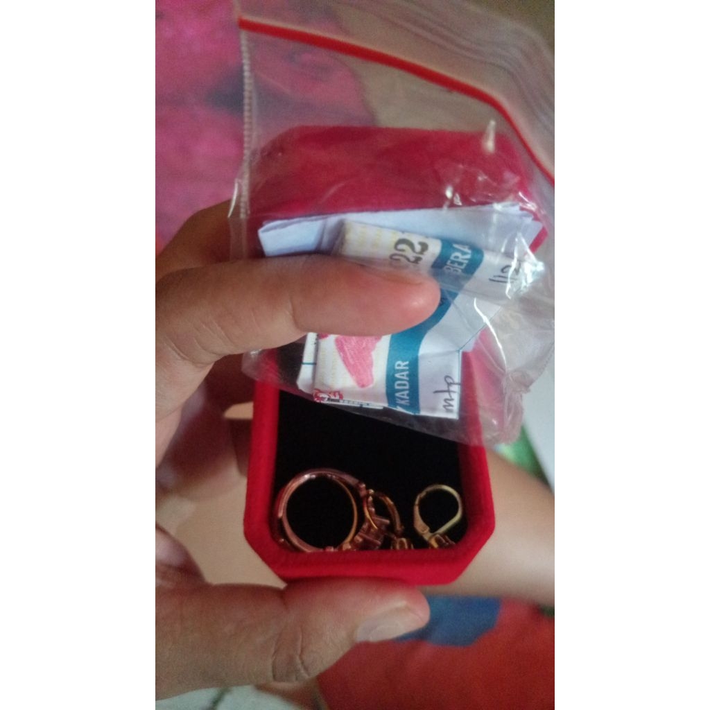 cincin 24 karat 1 gram playing box