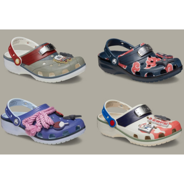 sandal cross colab variant naruto/ sandal kodok nyaman