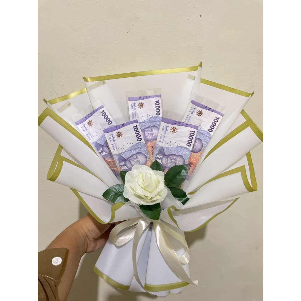 Buket kosongan uang 5 Lembar