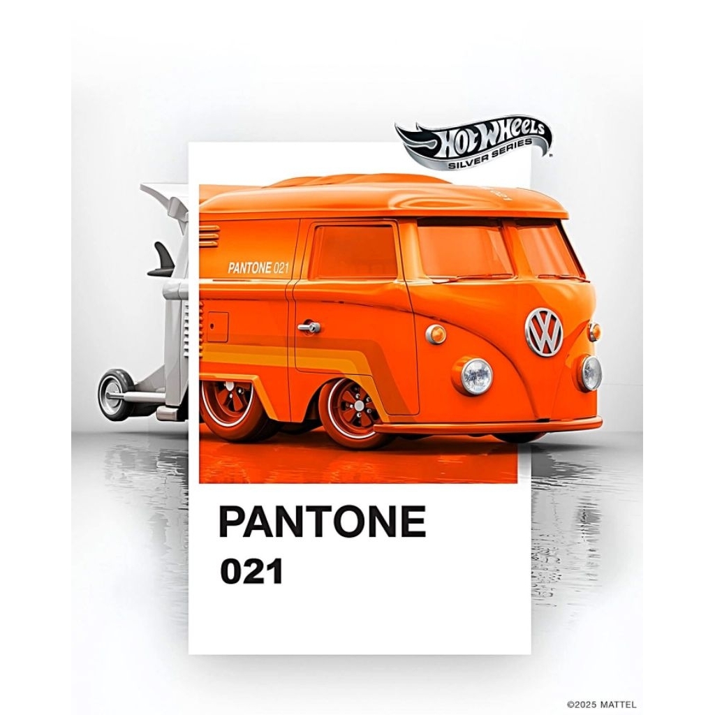 Hotwheels Pantone Silver Series (2026) - VW Kool Kombi