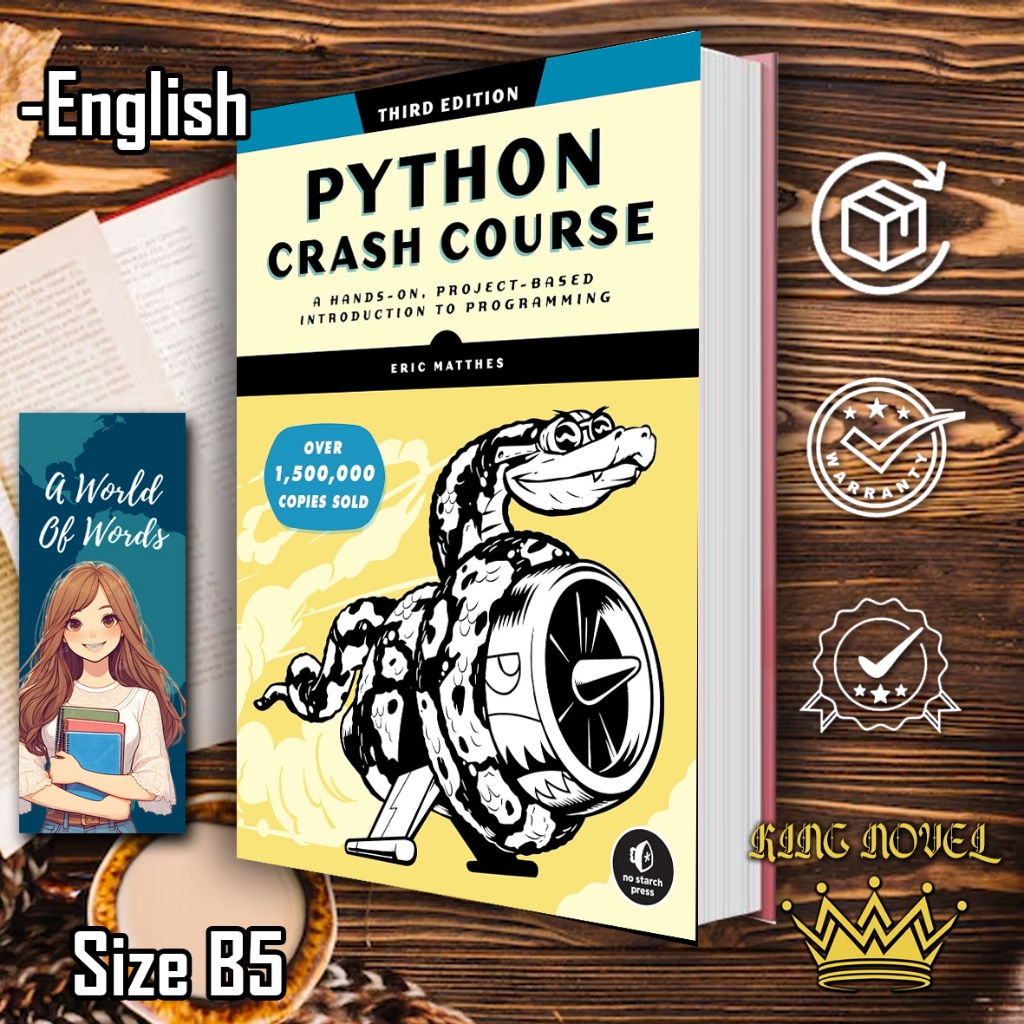 Python Crash Course, 3rd Edition (Size B5) - English