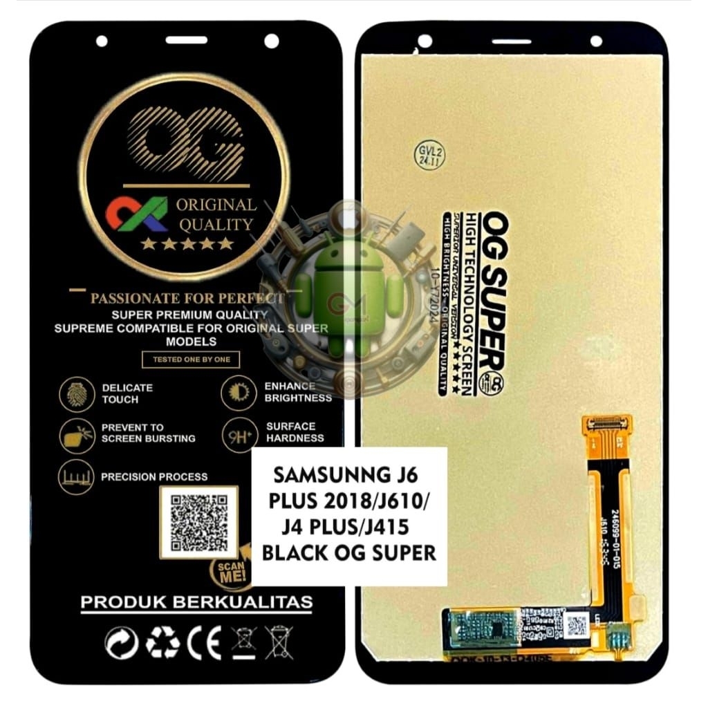 LCD SAMSUNG J6 PLUS/LCD TOUCHSCREEN SAMSUNG J6 PLUS 2018/J610/J4 PLUS/J415 FULLSET ORIGINAL