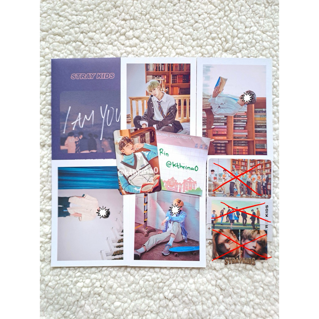 Pc Photocard Skz Stray Kids Hyunjin Bangchan Chan Hyune Hwang Le Op 3 Op3 Unveil Lucky Envelope Set 