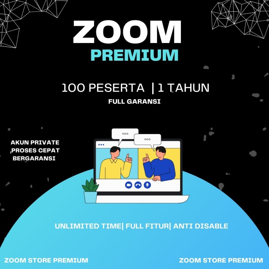 Zoom Pro 1 Tahun Bergaransi full