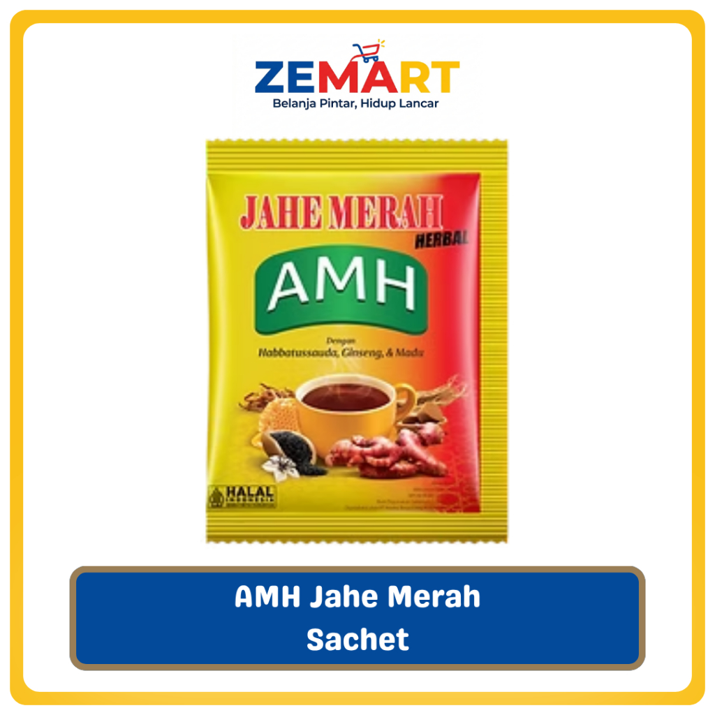 AMH Jahe Merah Minuman Jahe Instan Sachet