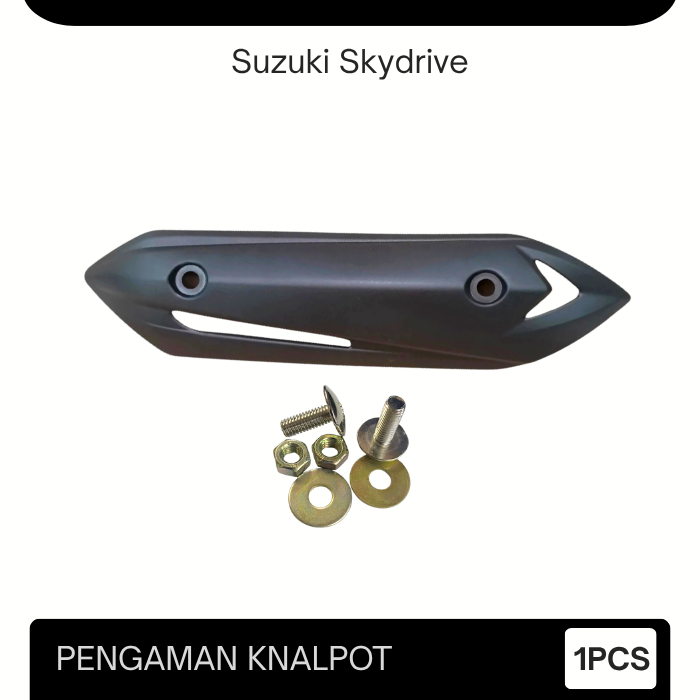 Tameng Tutup Knalpot Suzuki Skydrive