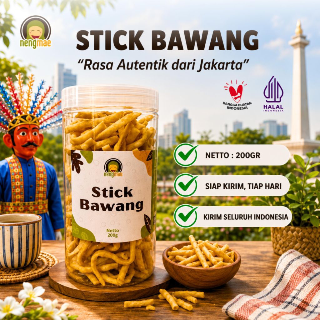 Stick Bawang - Snack Neng Mae