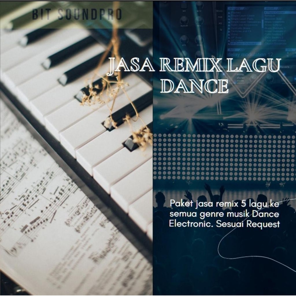 Paket Jasa Remix 5 lagu Dance Electronic