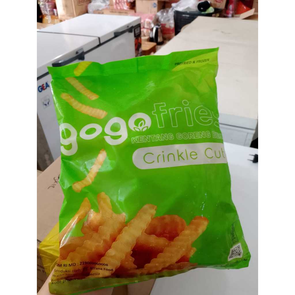 KENTANG GOGO CRINKLE CUT (FROZEN)