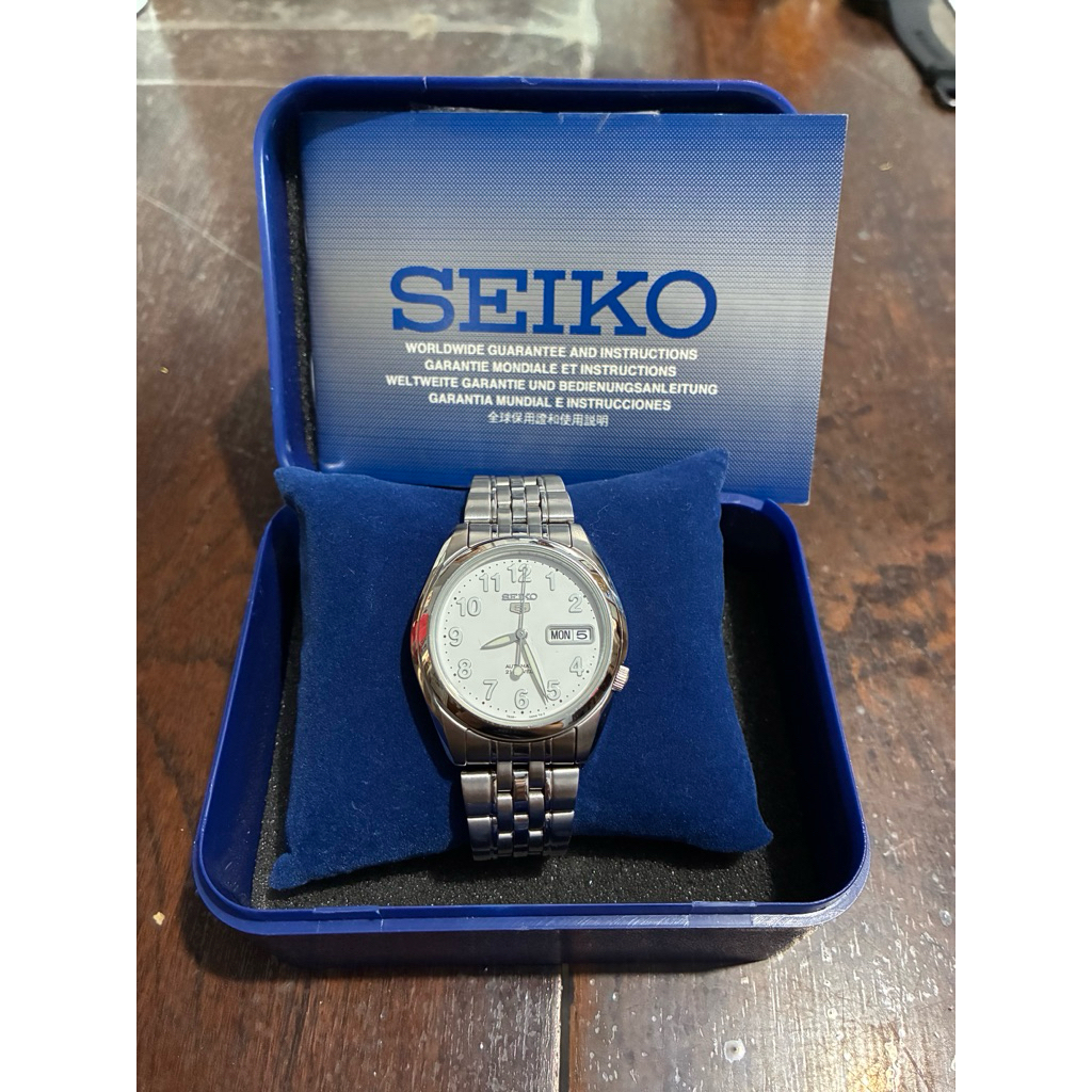 Preloved Jam Tangan Seiko SNK377K1 Automatic Original