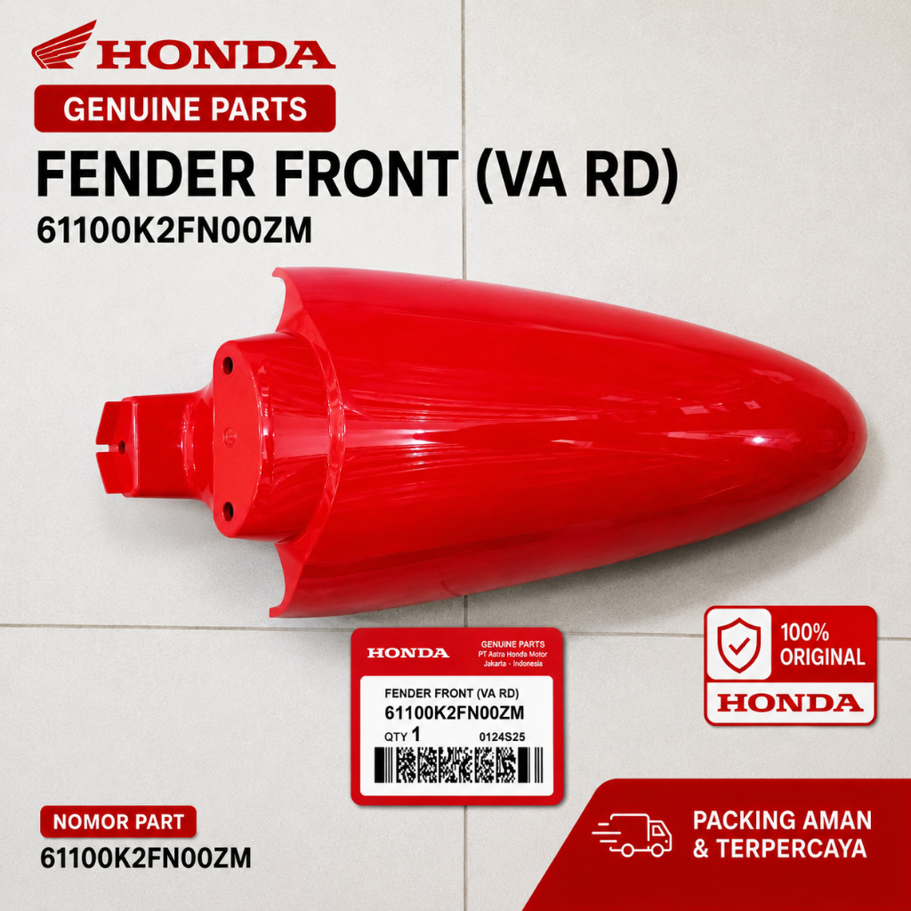 Spakbor Depan Merah Honda Scoopy K2F