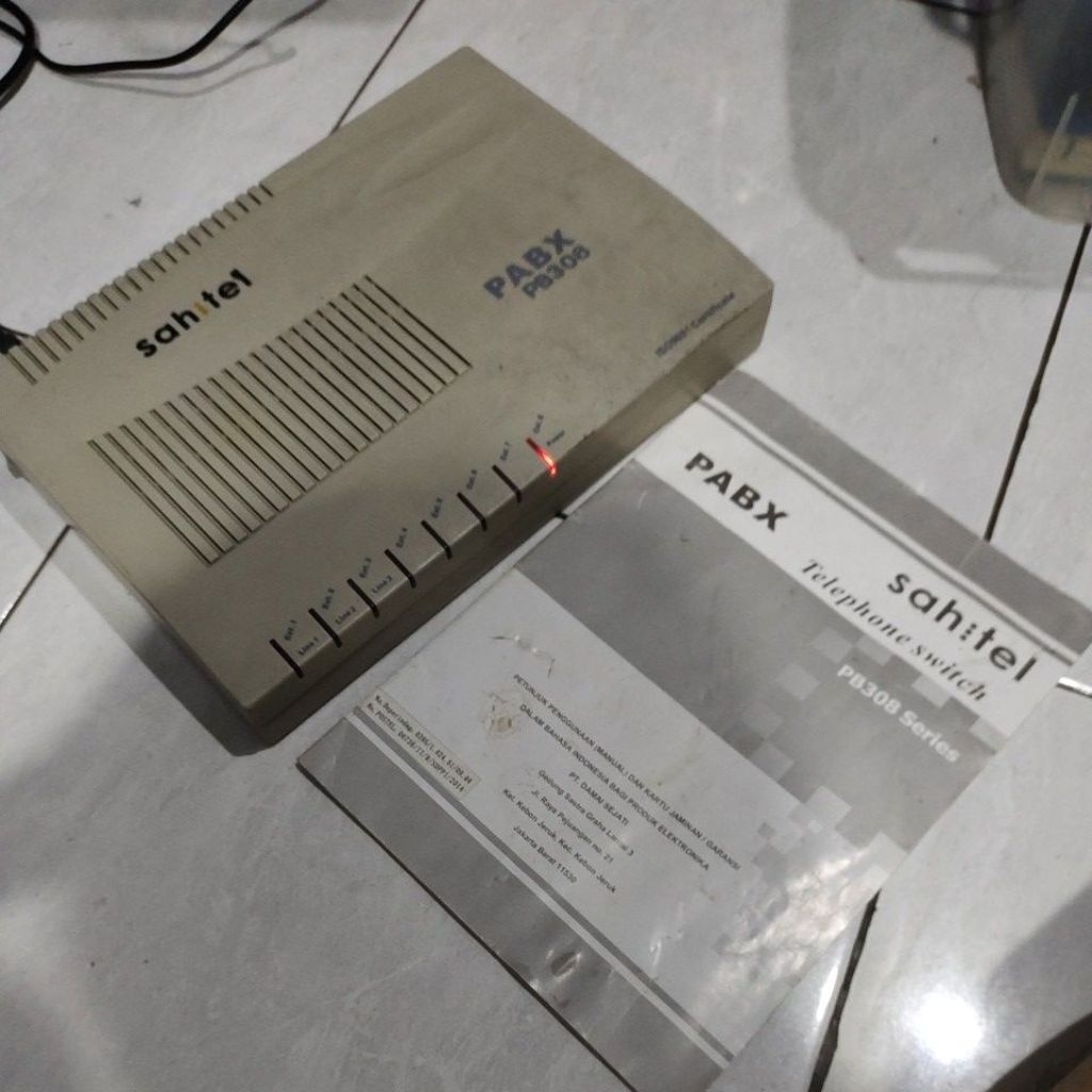 Pabx PB308 Sahitel fungsi normal 100% -harga net-sekon