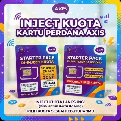 Kouta Perdana axis | inject kuota perdana