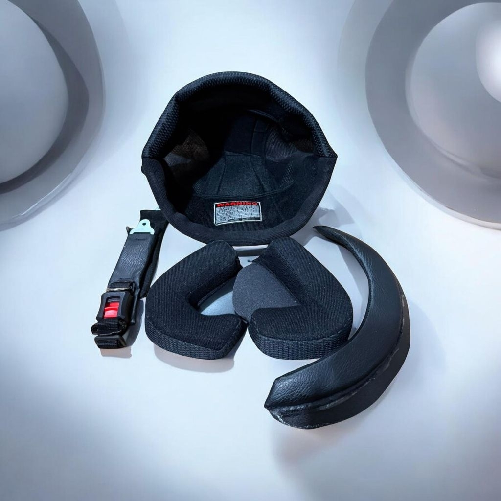 Busa Spon Helm Scoopy Spon Daleman Helm Honda Scoopy +Tali helm