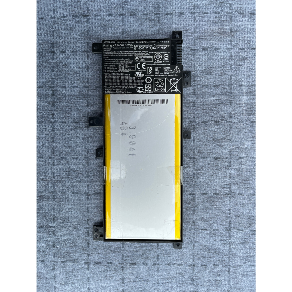 Baterai Laptop Asus A455L X455 X455L X455LA X455LD C21N1401 Bekas Original Cabutan BH 57%