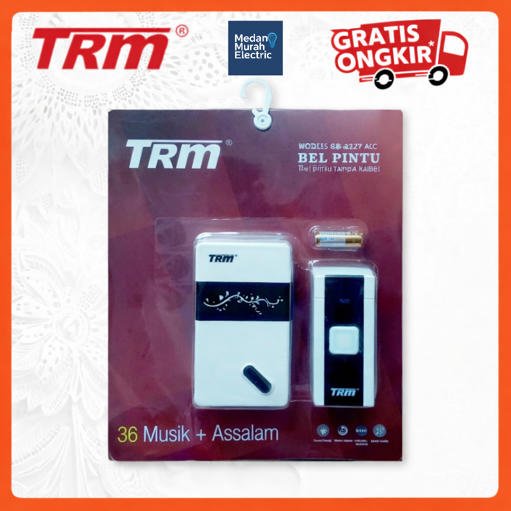 Bell Pintu TRM Wireless RB-8527 AC / Bel Pintu Cok Tanpa Kabel
