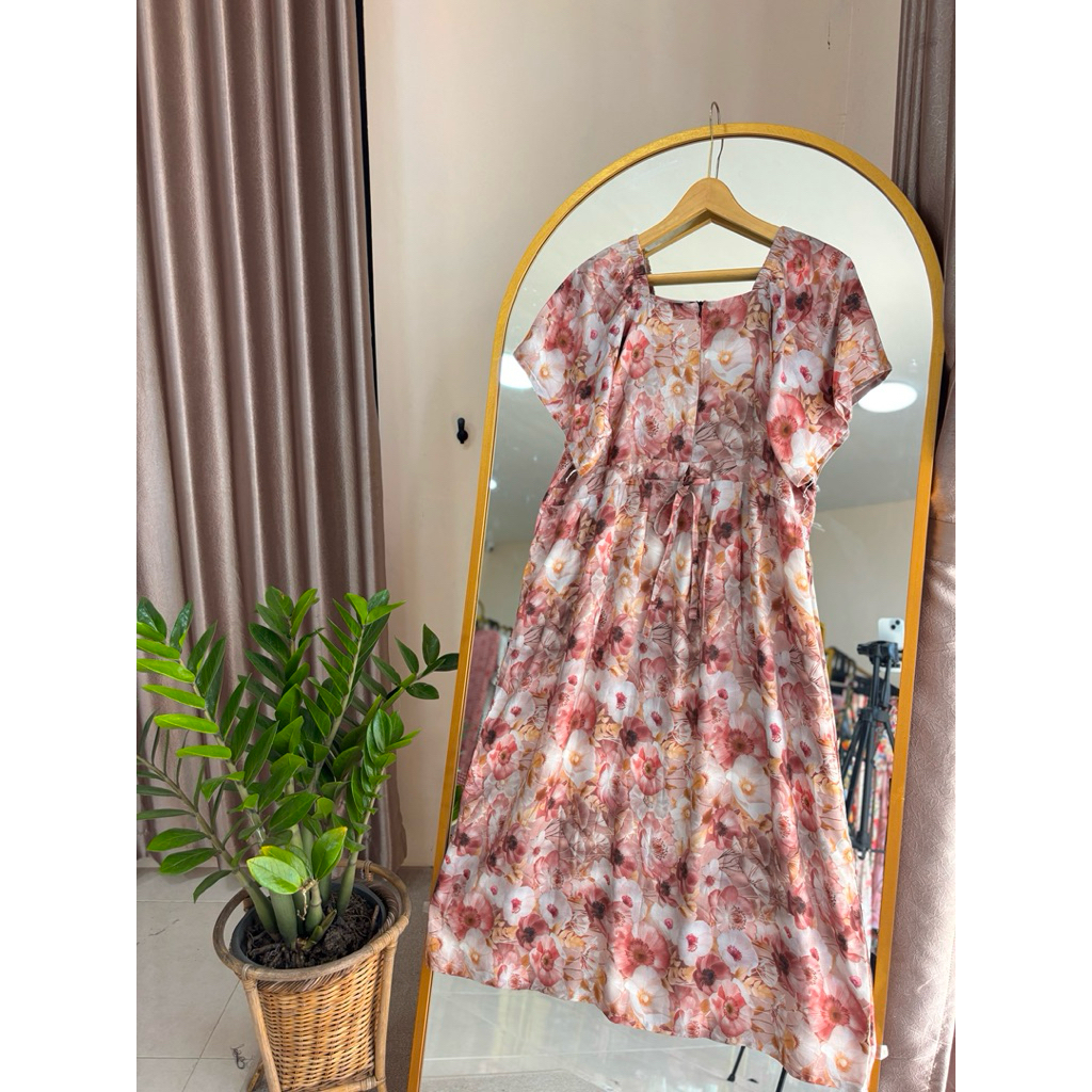 NESTUFF DRESS ESMERALDA DASTER RAYON JUMBO GROSIR DASTER RAYON JEMBER