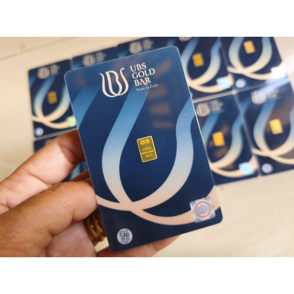 UBS Gold Bar 0.25 Gram - Kemurnian 999.9