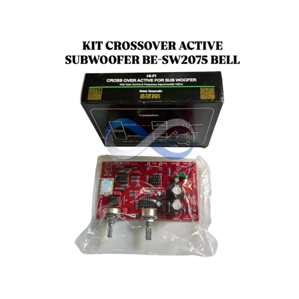 Kit CrossOver Active Subwoofer BE-SW2075 Bell