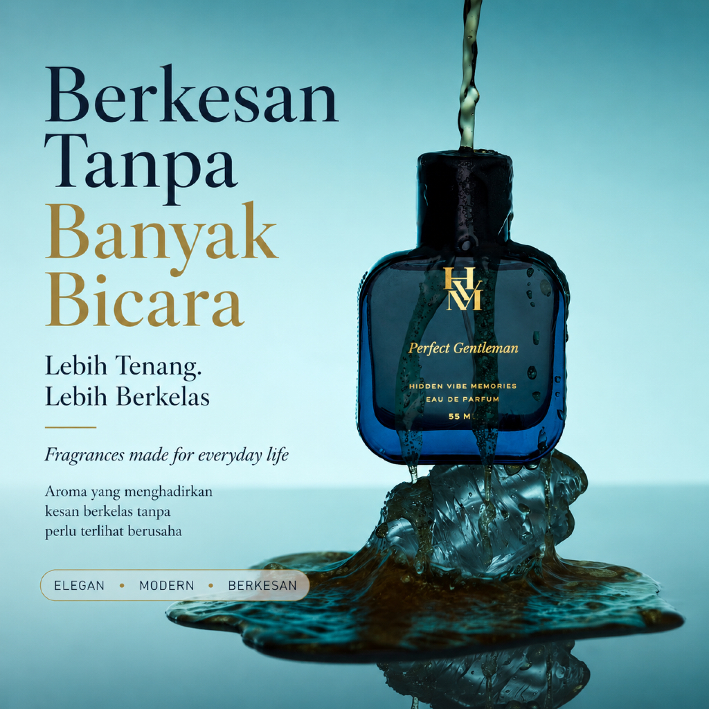 Parfum Pria HVM PERFECT GENTLEMAN Eau de Perfume Parfum Tahan Lama Parfum Cowok Parfum Cowo
