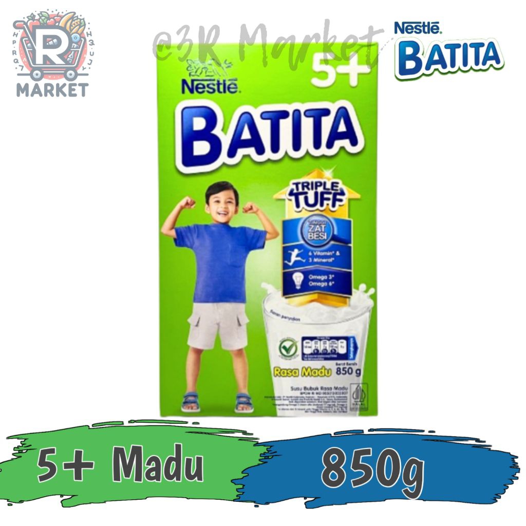 Nestle Batita 5+ Rasa Madu Kemasan Box 850g