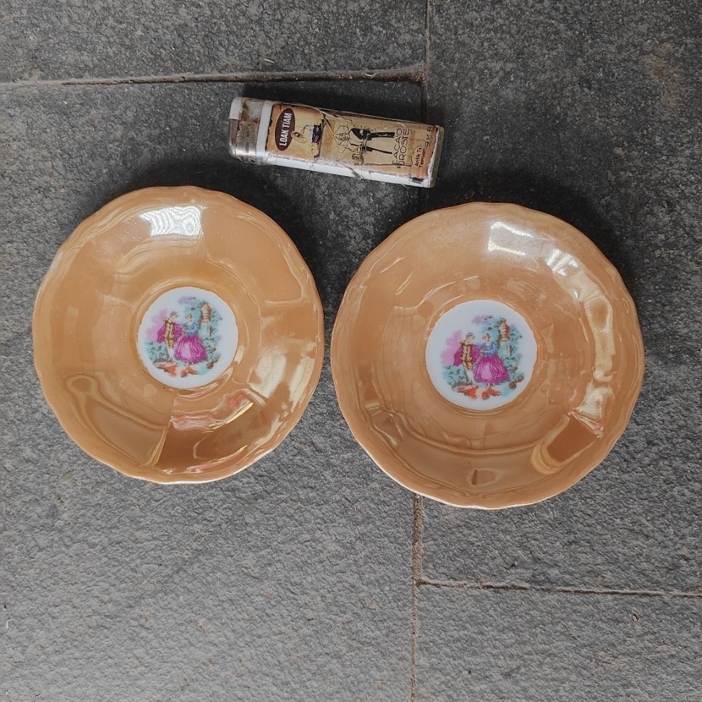 Pajangan Vintage NOS sepasang Pisin Keramik Japan