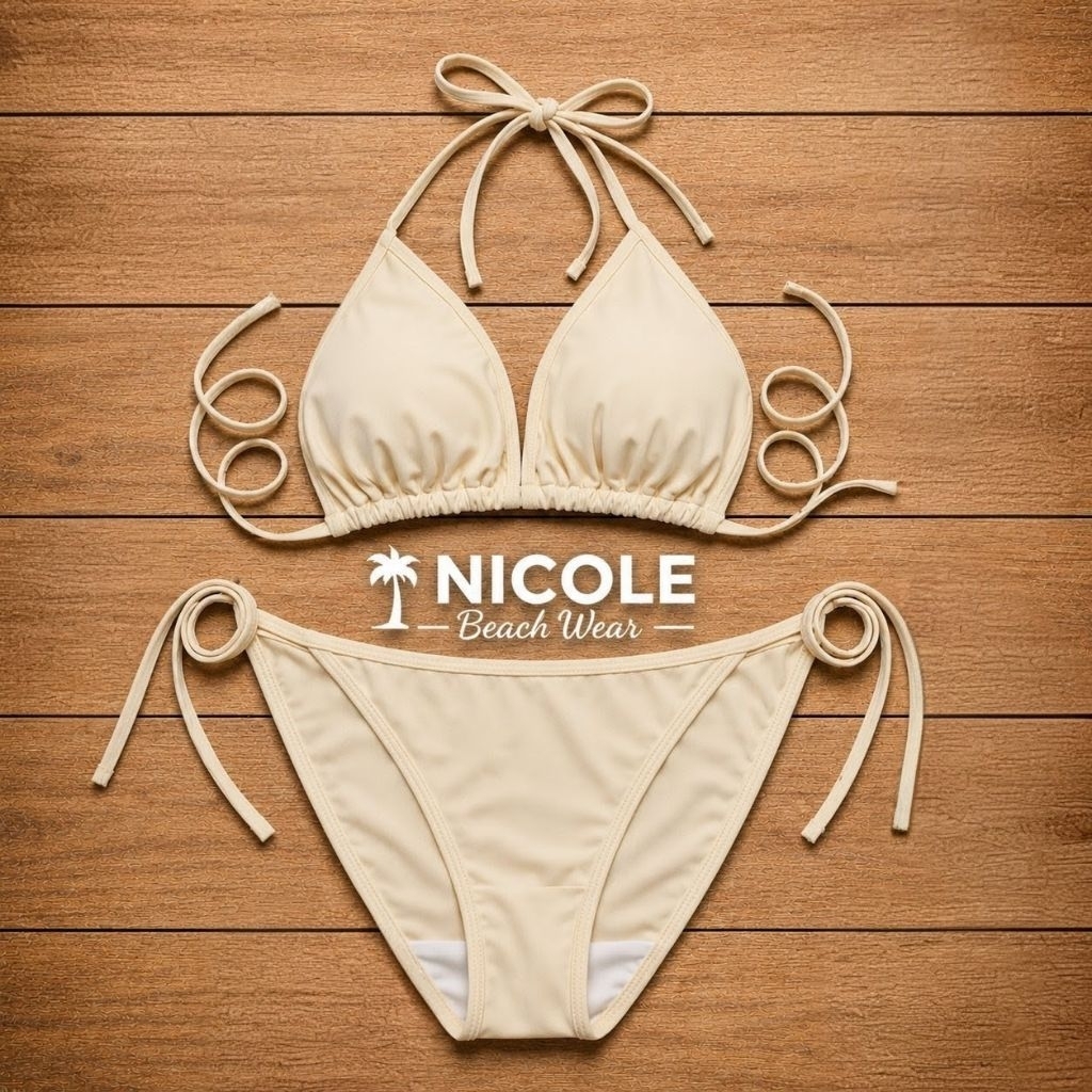 [NICOLE] Bikini Segitiga Tali Bikini Sexy Bikini Pantai Baju Renang Wanita Premium