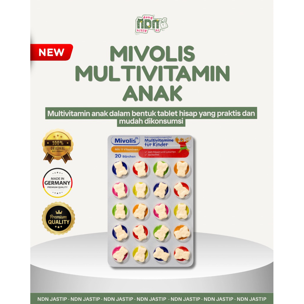 Mivolis Tablet Hisap Multivitamin Anak