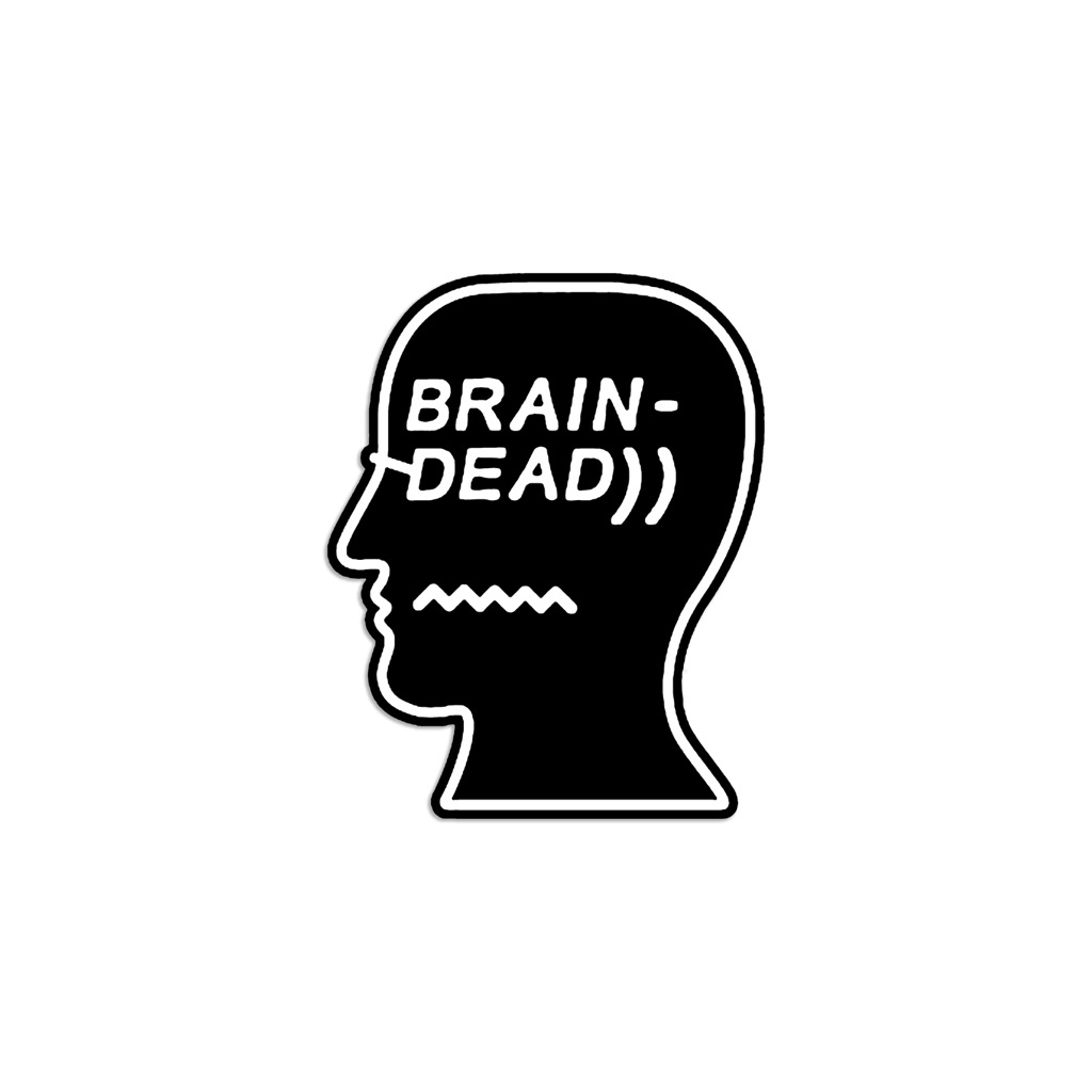 BRAIN DEAD STICKER