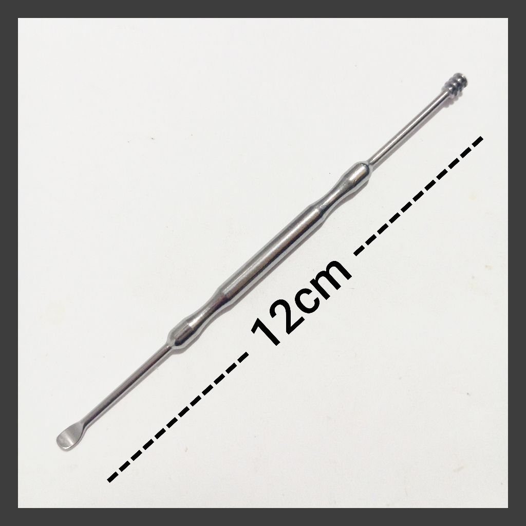 ear pick double side / korek kupung besi 2in1 casandra