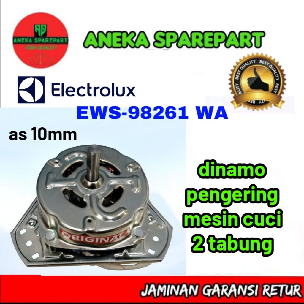 dinamo spin/pengering mesin cuci electrolux EWS-98261 WA original