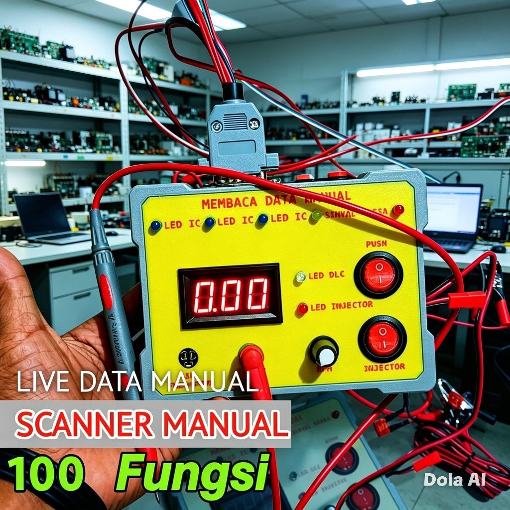 100 fungsi Scanner manual untuk cek data motor injeksi