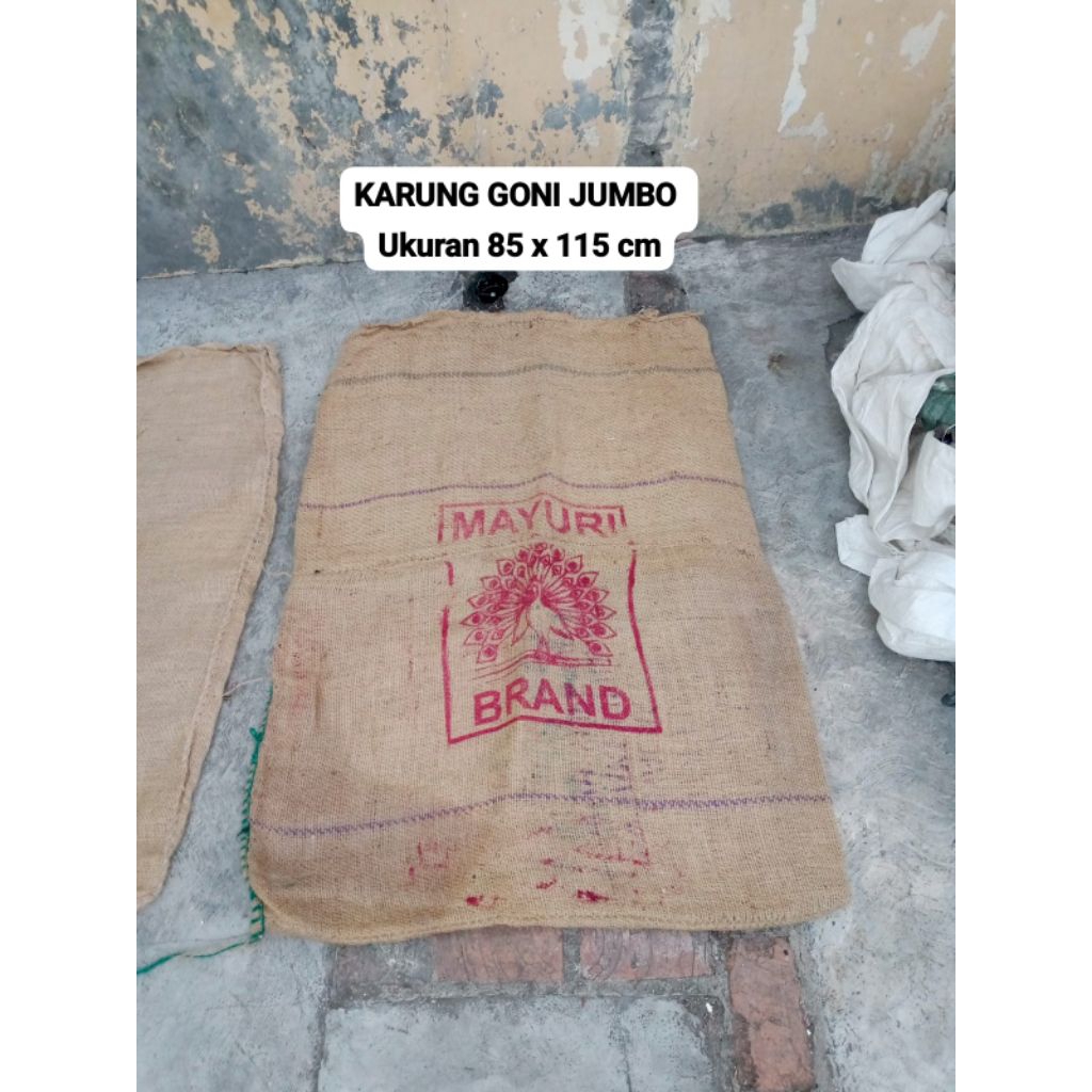 karung goni 100 kg / karung goni jumbo / karung goni bekas tebal kuat