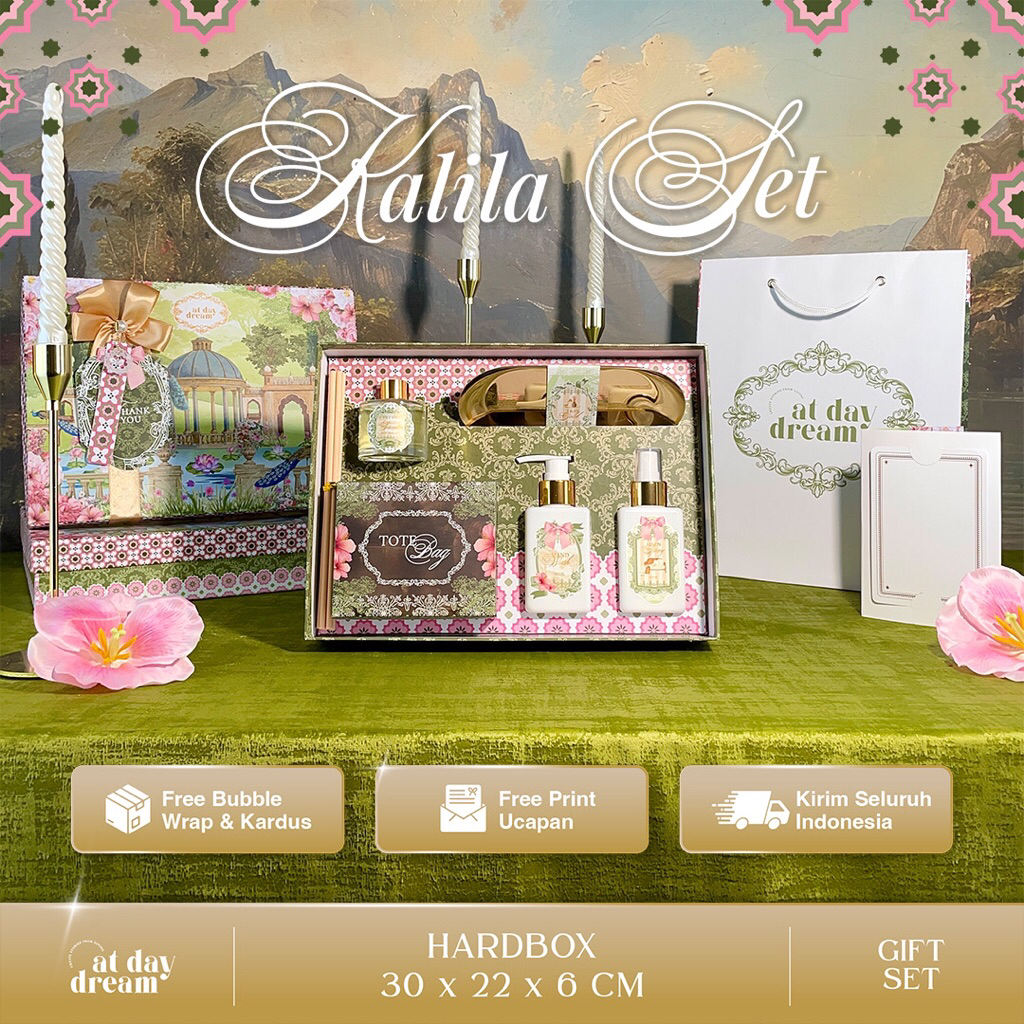 KALILA Gift Set Hampers Hardbox Souvenir & Gift Wedding Birthday Wisuda - at daydream