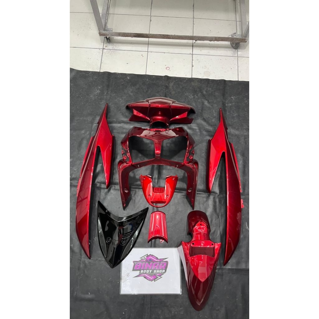 Honda Vario Karbu Warna Red Candy