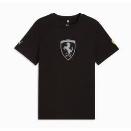 PUMA Kaos Ferrari Tonal Shield Tee Black 635311 01