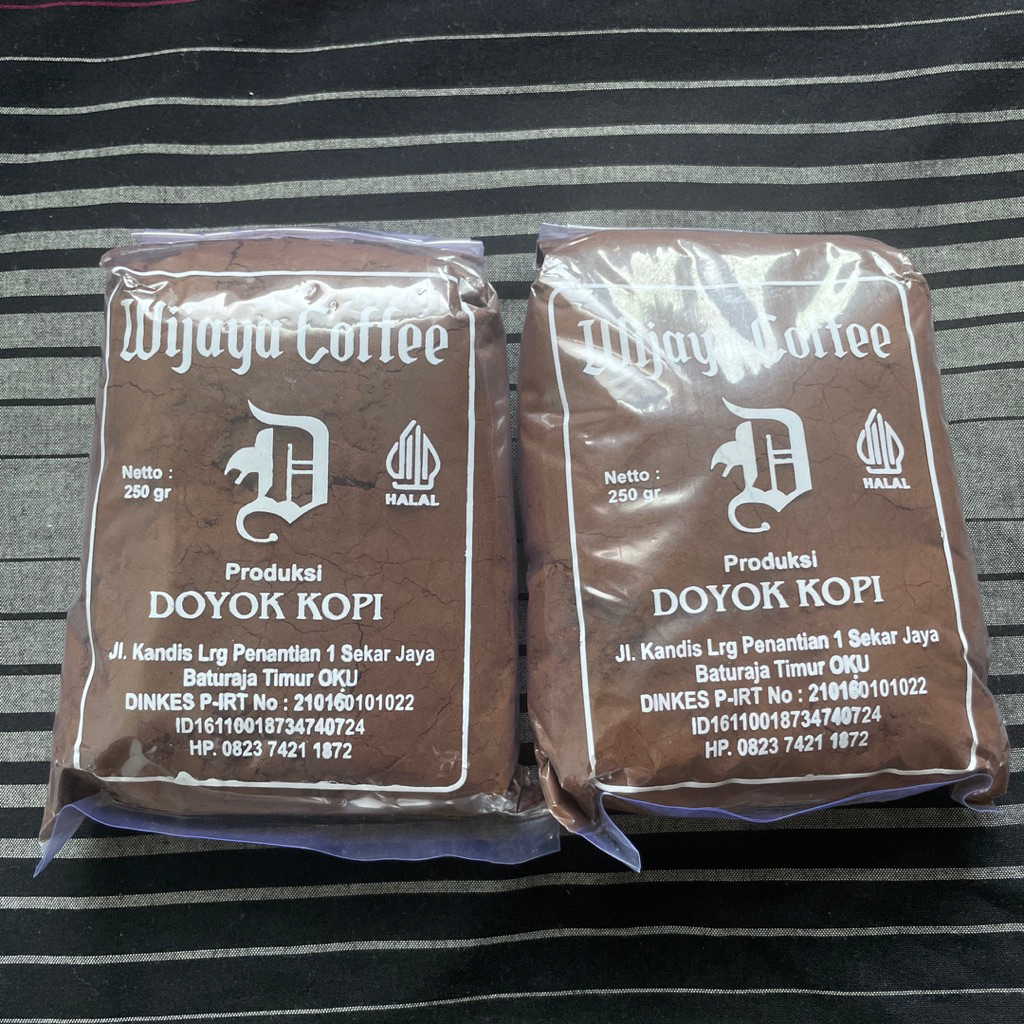 250 Gram Kopi Robusta Asli Palembang Baturaja