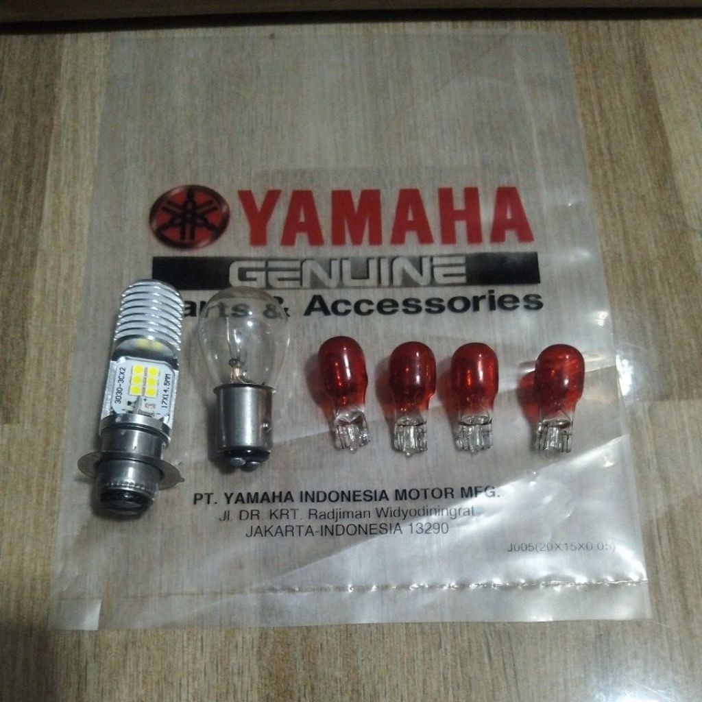 paket komplit bohlam Mio sporty,Mio soul LED dan standart
