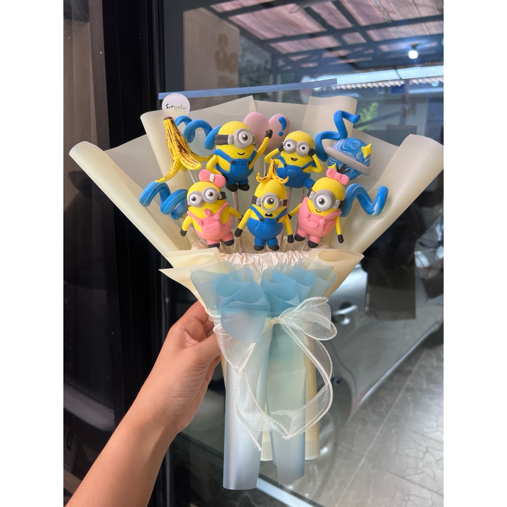 Buket clay | Custom clay bouquet | Buket wisuda | Gift birthday | Clay bouquet flowers | Graduation 