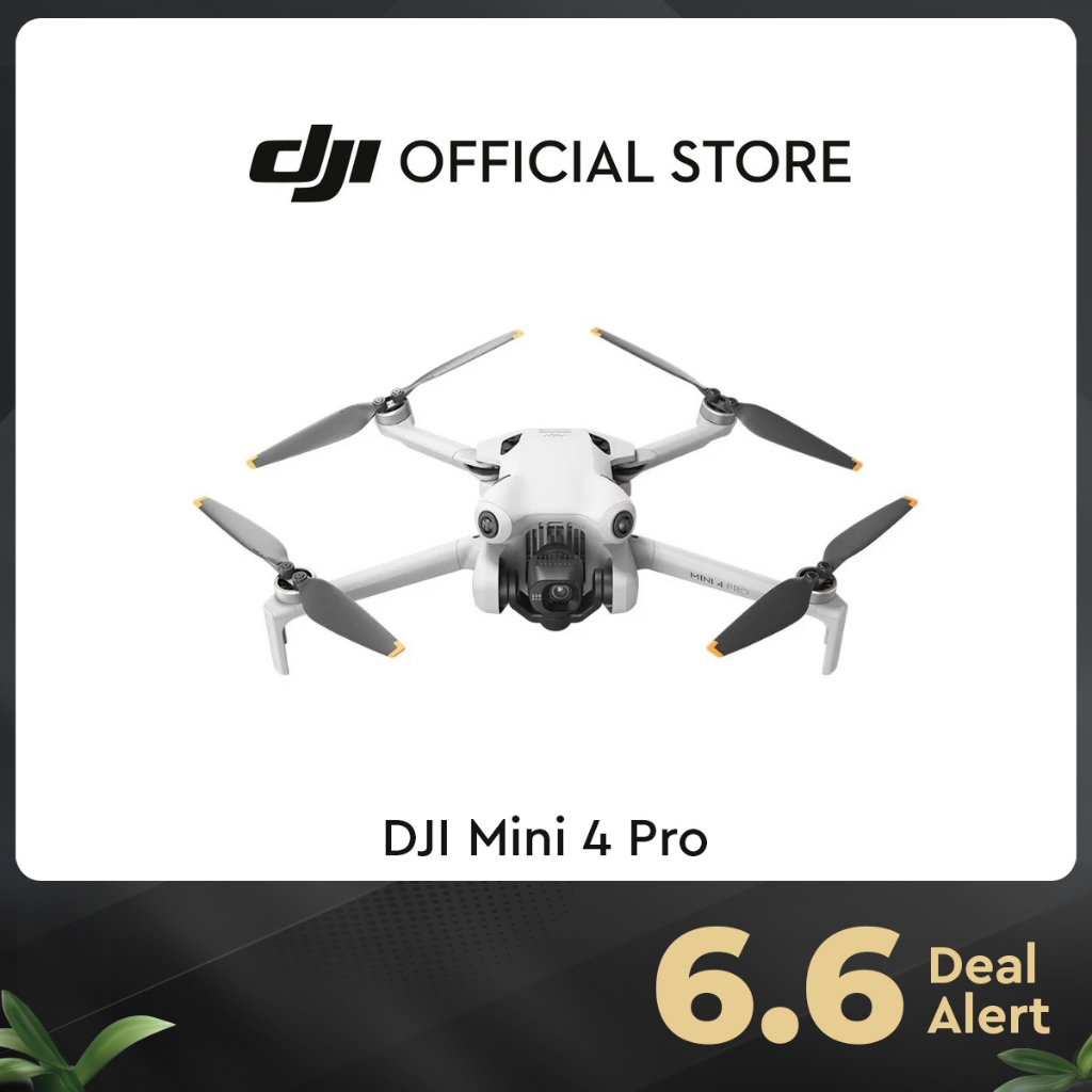 DJI Mini 4 Pro - Camera Drone | Under 249 g | 4K/60fps HDR True Vertical Shooting | Omnidirectional 
