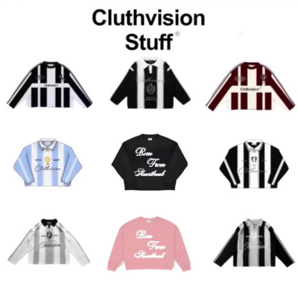 (TERMURAH ORIGINAL 100%) KNITWEAR CLUTHVISION STUFF SERIES RAJUT | GAMIS CLUTHVISION | GAMIS REFLEKT